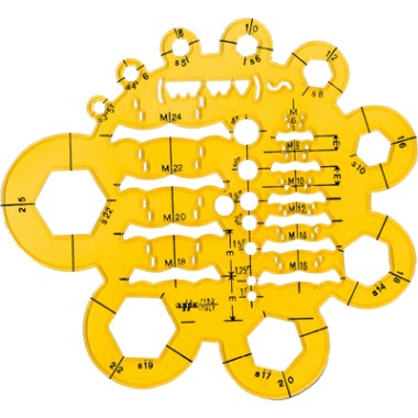 Maschera 7132 - dadi e bulloni piccoli 10 pz.