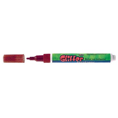 Marker DecoFabric  Glitter Rosso PC852G 6 pz.