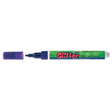 Marker DecoFabric  Glitter Viola PC858G 6 pz.