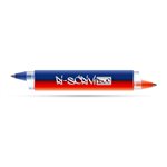 Penne Riscrivi Duo Blu/Rosso Singole OW 12054