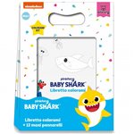 Seven Baby Shark Set Colouring