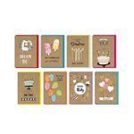 Biglietti Marpimar ANY01/12 Carta Kraft 12 pz.avan