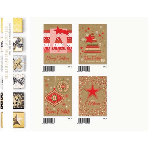 Biglietti Marpimar Natale 00 ABN14/12 12 pz.