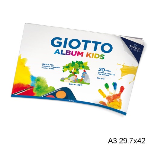 Album Giotto Kids 200 gr. A3 20 ff