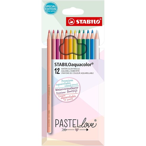 Pastel Love Stabilo a 12 Aquacolor 1612/7