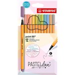 Pastel Love Stabilo a 12 Point 88 8812-7-7