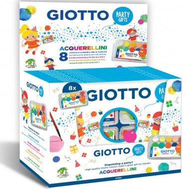 Giotto Party Gifts 8 Acquerellini