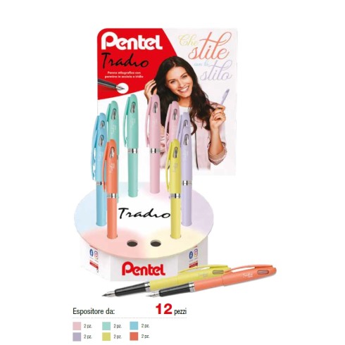 Pentel 23 Expo 0022235 Stilo Tradio Fusto Pastel 6