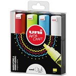 Marker Uni Chalk Extra Large 4 pz. Set P/1