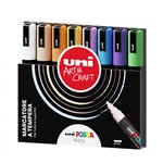 Marker Uni Posca Media PC5  Set Pastel 8 pz.