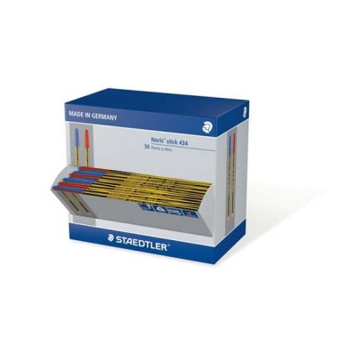 Penne Staedtler Noris 434 50 pz. Blu/Rosso