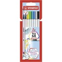 Pennarelli Stabilo Pen 68  Brush  8 colori