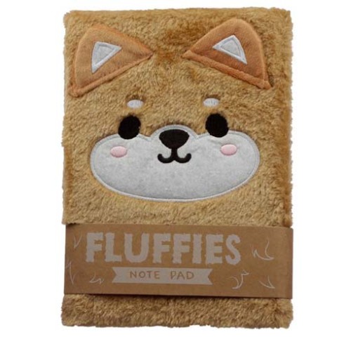 PK 00 Quaderno in Peluche Cane Shiba