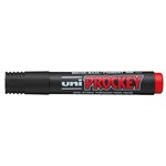 Marker Uni Prockey punta tonda Rosso 12 pz.