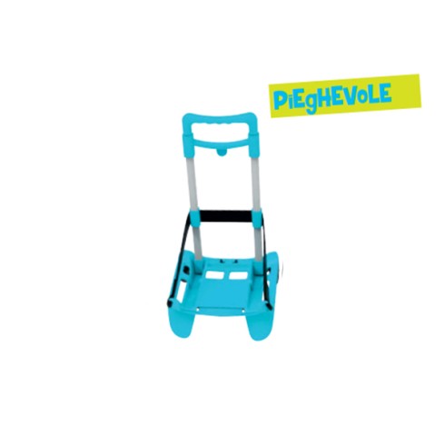 Seven 23 Be Box Trolley Top Turchese Fluo