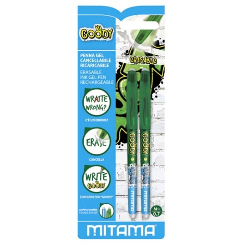 Mitama Penna Scaccia Errori Verde 2 pz.62803