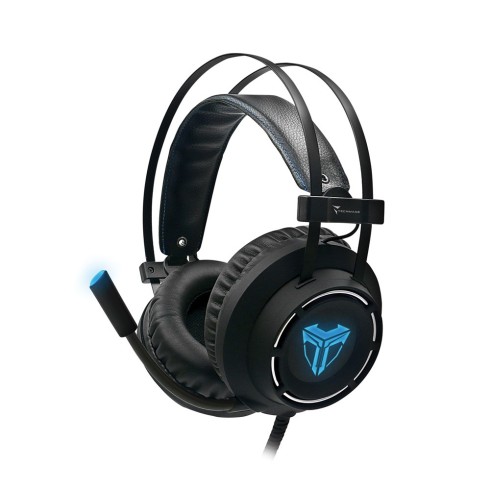 Techmade Gaming Cuffie Livello 3 Black Blue