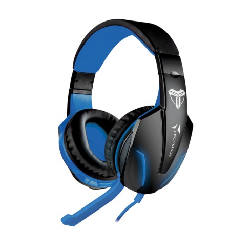 Techmade Gaming Cuffie Livello 1 Blu