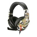 Techmade Gaming Cuffie Livello 1 Camo Green