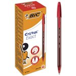 Penne Bic Cristal Exact Rosso Ultra fine 20 pz.