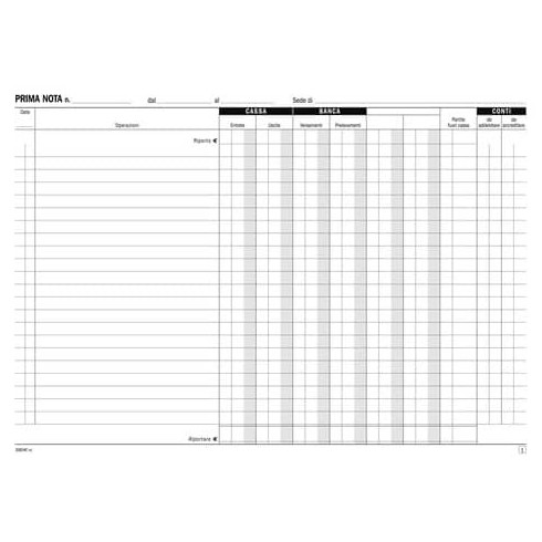 DU Blocco Primanota 21