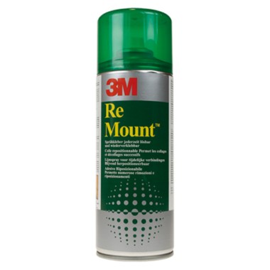 Colla Spray mount 3M Re Mount 400 ml Verde