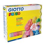 Plastilina Pongo by Giotto 450 gr. 12 Panetti Ass.ti