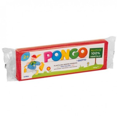 Plastilina Pongo by Giotto 350 gr. Rosso