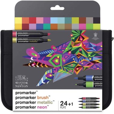 Promarker Set 24+1 Mixed Marker 0290037