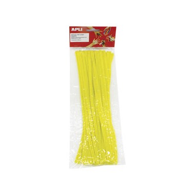 Apli Strisce Ciniglia 300 mm Giallo 50 pz.