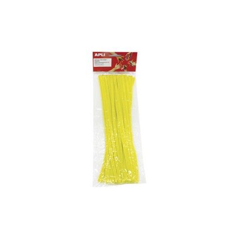 Apli Strisce Ciniglia 300 mm Giallo 50 pz.