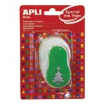 Apli Perforatore per Gomma Eva 25 mm Albero Natale