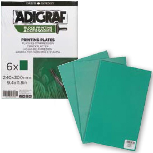 Adigraf New Lastre per incisione 24x30 6 pz.