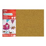 Gomma Eva 60x40x2  3 ff 13175 Glitter Oro