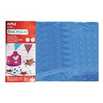 Gomma Eva 60x40x2  3 ff 13172 Glitter Blu