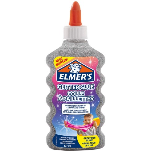 Elmer's Colla Glitt. Liquida Argento 177 ml