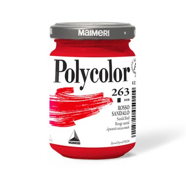 Maimeri Polycolor Vasetto 140 ml Rosso Sandalo