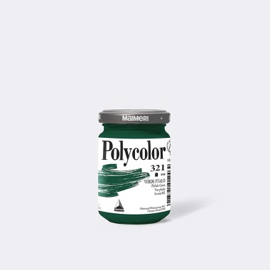 Maimeri Polycolor Vasetto 140 ml Verde Ftalo