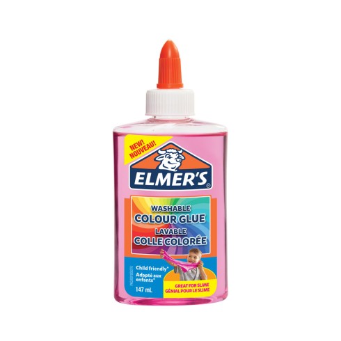 Elmer's Colla Traslucida Rosa 147 ml.