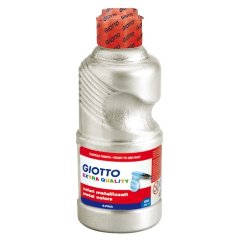 Colori a Tempera Giotto Metal 250 gr. Argento