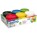 Colori a dita Giotto 200 gr. 6 colori