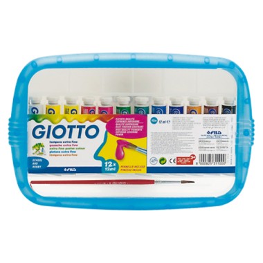 Colori a Tempera Giotto  4 a 12 12 ml. F30410000