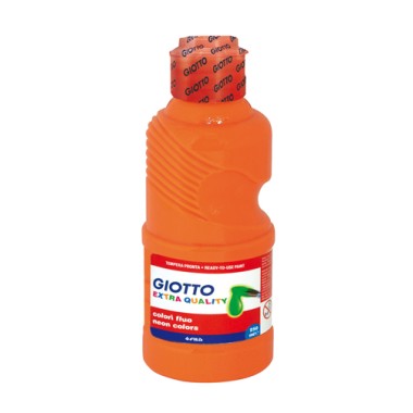 Colori a Tempera Giotto Fluo 250 gr. Arancio