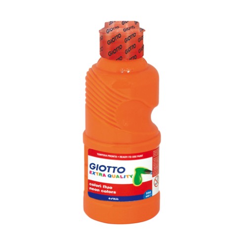 Colori a Tempera Giotto Fluo 250 gr. Arancio