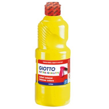 Colori a Tempera Giotto  500 gr. 02 Giallo Primari