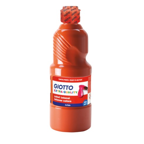 Colori a Tempera Giotto  500 gr. 08 Rosso Scarlatt