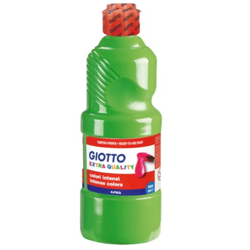 Colori a Tempera Giotto  500 gr. 11 Verde Cinabro