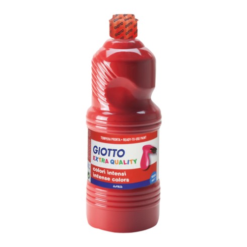 Colori a Tempera Giotto 1000 gr. 08 Rosso Scarlatt