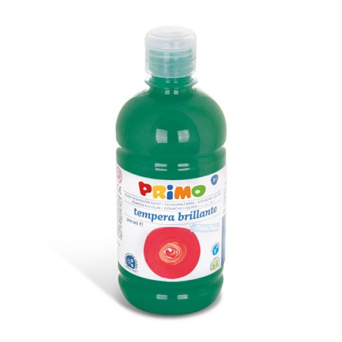 Colori a Tempera Primo  500 ml. Verde Scuro