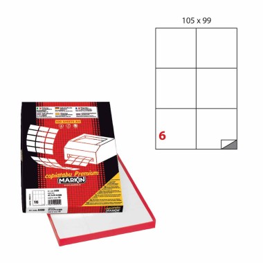 Etichette su A4 Markin 105x99 600 pz.